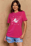 Simply Love Full Size Planet Graphic Cotton T-Shirt Women's T-Shirts - Tophatter Daily Deals