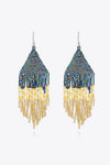 Beaded Dangle Earrings Multicolor One Size Earrings - Tophatter Daily Deals