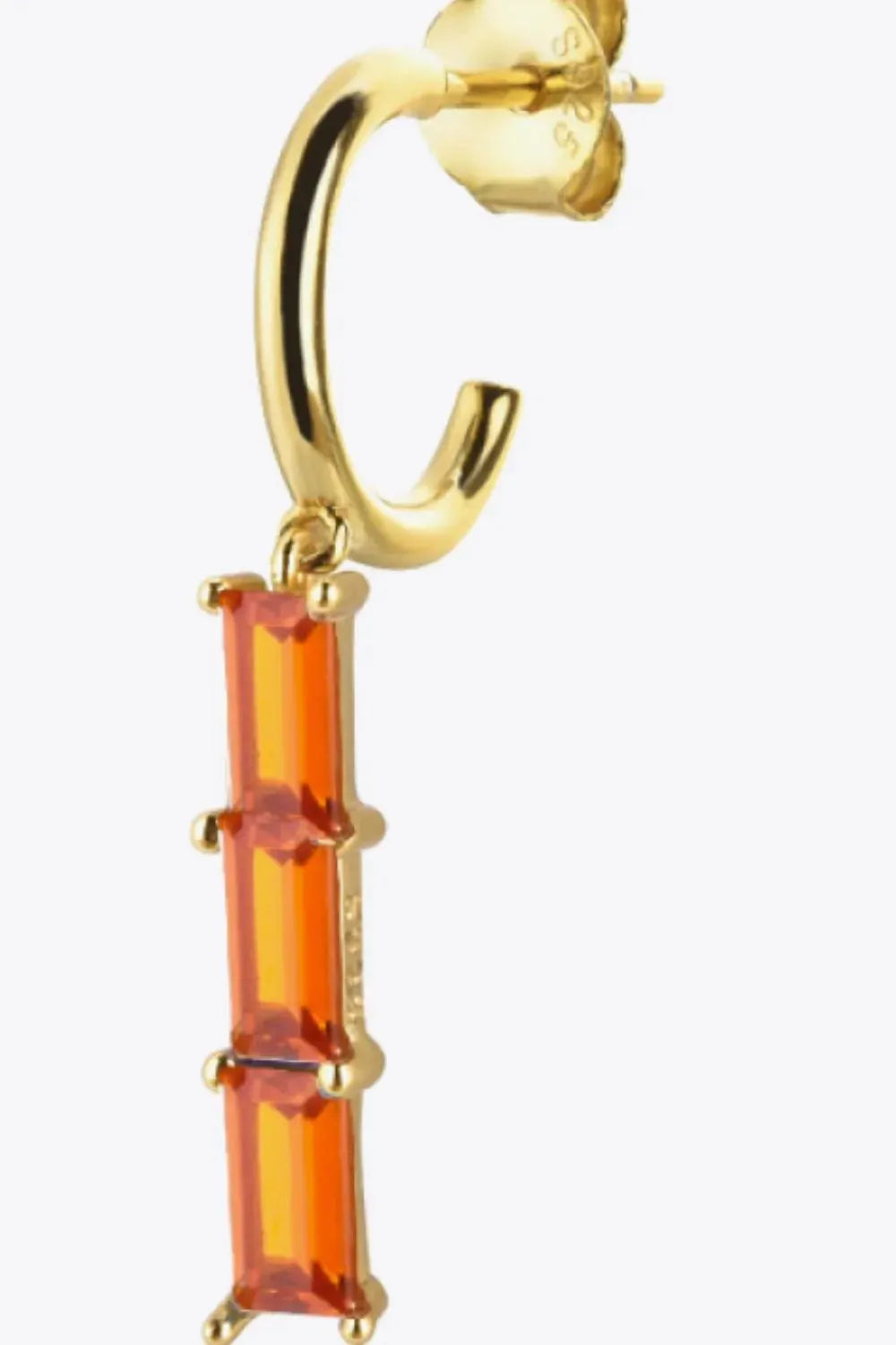 Inlaid Zircon 925 Sterling Silver Earrings Earrings - Tophatter Daily Deals