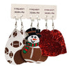 Snowman, Ball, and Heart Earrings Set Style A One Size Earrings - Tophatter Daily Deals