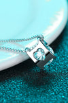 1 Carat Moissanite 925 Sterling Silver Chain Necklace Moissanite - Tophatter Daily Deals