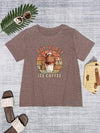 BUT FIRST ICE COFFEE Round Neck T-Shirt Women's T-Shirts - Tophatter Daily Deals