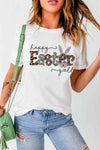 HAPPY EASTER Y'ALL Graphic Round Neck Tee Women's T-Shirts - Tophatter Daily Deals