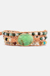 Natural Stone & Agate Layered Bracelet Bracelets - Tophatter Daily Deals