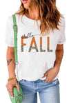 HELLO FALL Graphic Tee Women's T-Shirts - Tophatter Daily Deals