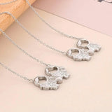 Pendant Rhinestone Stainless Steel Necklace Necklaces - Tophatter Daily Deals