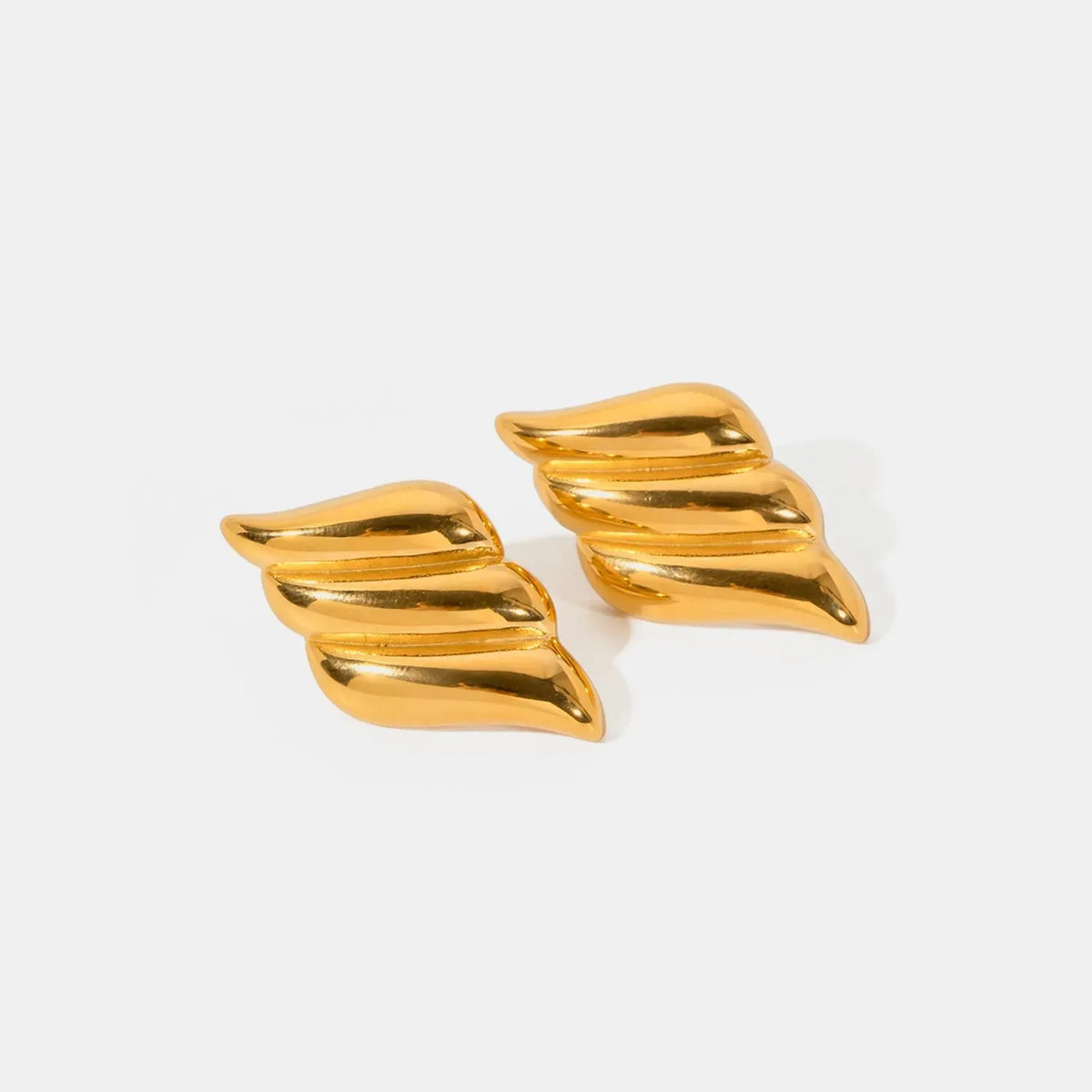 Minimalist 18K Gold-Plated Earrings Gold One Size Earrings - Tophatter Daily Deals