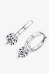 2 Carat Moissanite 925 Sterling Silver Drop Earrings Moissanite - Tophatter Daily Deals