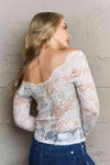 Ninexis Be Kind Off The Shoulder Lace Top Blouses - Tophatter Daily Deals