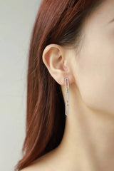Rhinestone Chunky Chain Drop Earrings Earrings - Tophatter Daily Deals