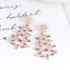 Christmas Tree Rhinestone Alloy Earrings Earrings - Tophatter Daily Deals