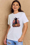 Simply Love Full Size Halloween Theme Graphic T-Shirt Women's T-Shirts - Tophatter Daily Deals