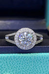 Shiny and Chic 1 Carat Moissanite Ring Moissanite - Tophatter Daily Deals