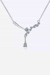 1 Carat Moissanite 925 Sterling Silver Necklace Moissanite - Tophatter Daily Deals