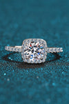 Square Moissanite Ring Moissanite - Tophatter Daily Deals