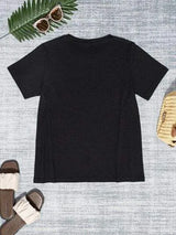 BUT FIRST ICE COFFEE Round Neck T-Shirt Women's T-Shirts - Tophatter Daily Deals