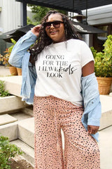 Simply Love Full Size GOING FOR THE I HAVE KIDS LOOK Short Sleeve T-Shirt Women's T-Shirts - Tophatter Daily Deals