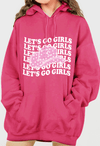 Simply Love Simply Love Full Size LET’S GO GIRLS Graphic Dropped Shoulder Hoodie - Tophatter Daily Deals