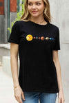 Simply Love Full Size Solar System Graphic Cotton Tee Women's T-Shirts - Tophatter Daily Deals