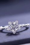 1 Carat Moissanite 6-Prong Ring Moissanite - Tophatter Daily Deals