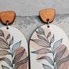 Geometrical Shape Wooden Drop Earrings Earrings - Tophatter Daily Deals