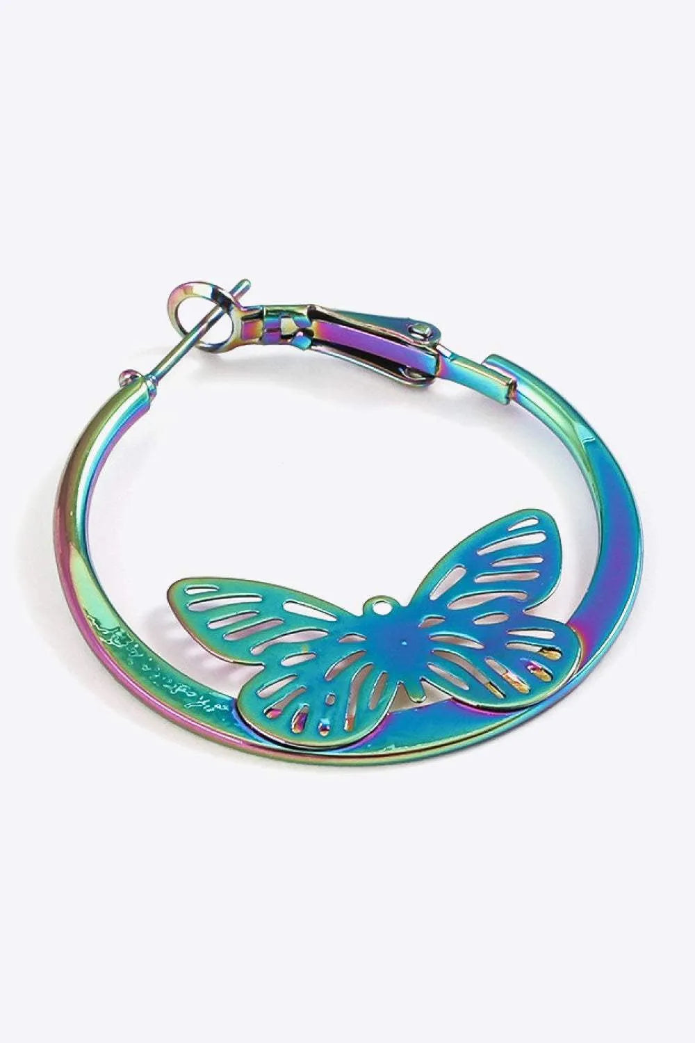 5-Pair Wholesale Multicolored Butterfly Huggie Earrings Earrings - Tophatter Daily Deals