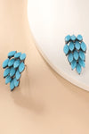 Turquoise Stud Earrings Earrings - Tophatter Daily Deals