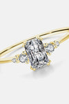 925 Sterling Silver Zircon Ring Rings - Tophatter Daily Deals