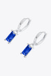 Retro 925 Sterling Silver Cubic Zirconia Drop Earrings Earrings - Tophatter Daily Deals