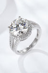 5 Carat Moissanite Split Shank Ring Moissanite - Tophatter Daily Deals