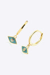 Zircon 925 Sterling Silver Rhombus Drop Earrings Earrings - Tophatter Daily Deals