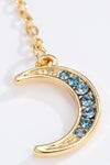 Inlaid Rhinestone Star and Moon Drop Earrings Earrings - Tophatter Daily Deals