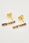 Zircon 925 Sterling Silver Drop Earrings Earrings - Tophatter Daily Deals