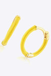 925 Sterling Silver Huggie Earrings Earrings - Tophatter Daily Deals