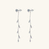 1.38 Carat Moissanite 925 Sterling Silver Leaf Earrings Moissanite - Tophatter Daily Deals