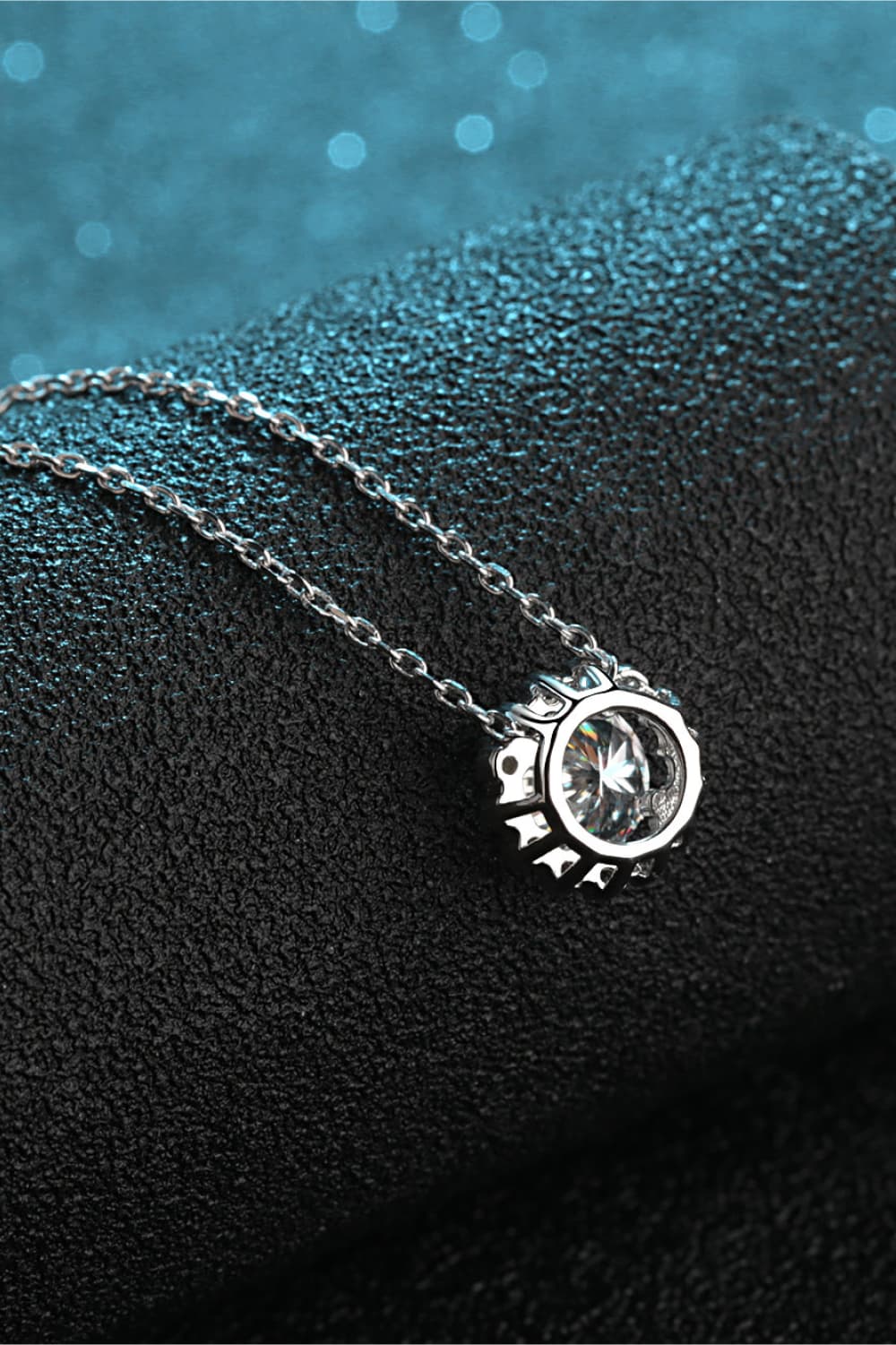 3 Carat Moissanite 925 Sterling Silver Necklace - Tophatter Deals