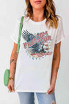 FREEDOM TOUR Graphic Tee Women's T-Shirts - Tophatter Daily Deals