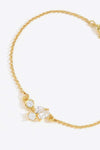 18K Gold Plated Zircon Bracelet Bracelets - Tophatter Daily Deals