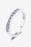 Have A Little Fun Moissanite Ring Silver Moissanite - Tophatter Daily Deals