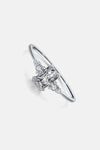 925 Sterling Silver Zircon Ring Rings - Tophatter Daily Deals