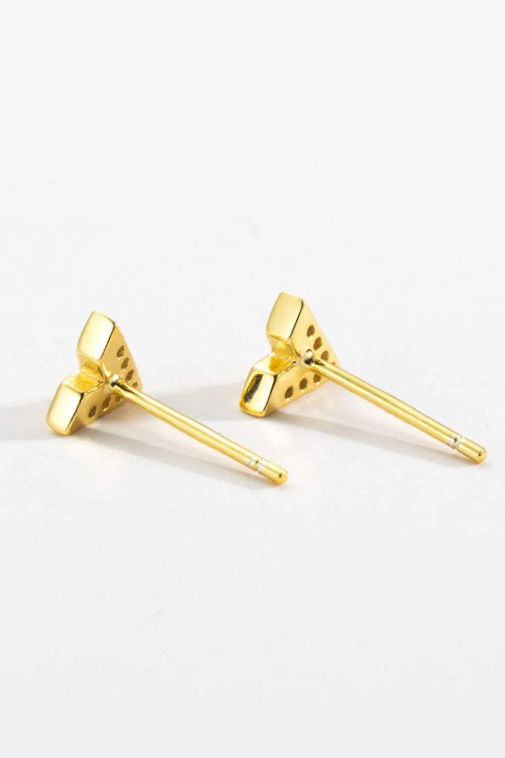 Zircon 925 Sterling Silver Stud Earrings Earrings - Tophatter Daily Deals