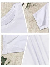 Graphic Round Neck Short Sleeve T-Shirt Women's T-Shirts - Tophatter Daily Deals