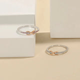 Zircon 925 Sterling Silver Ring Rings - Tophatter Daily Deals