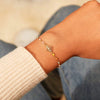 Lotus Shape 18K Gold-Plated Bead Bracelet Bracelets - Tophatter Daily Deals