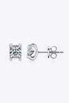 Moissanite 925 Sterling Silver Stud Earrings Moissanite - Tophatter Daily Deals