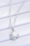 Natural Moonstone Moon Pendant Necklace Moonstone - Tophatter Daily Deals