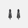 Geometric Zircon Alloy Earrings Earrings - Tophatter Daily Deals