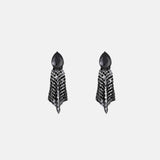 Geometric Zircon Alloy Earrings Earrings - Tophatter Daily Deals