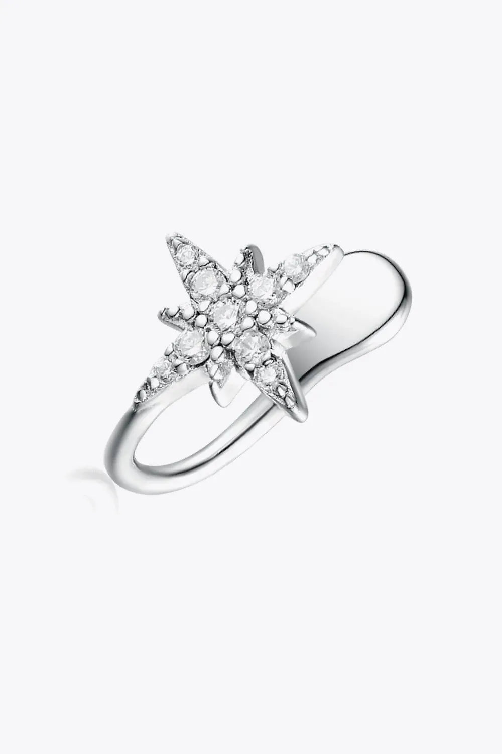 Inlaid Zircon Single Cuff Earring Earrings - Tophatter Daily Deals