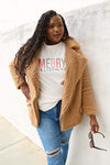 Simply Love Full Size MERRY CHRISTMAS Short Sleeve T-Shirt Women's T-Shirts - Tophatter Daily Deals